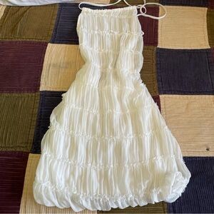 Peppermayo white mini dress